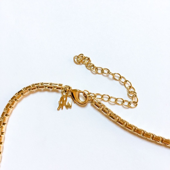 NEW AMERICAN WEST Mother-of-Pearl Necklace Statement Sterling Brass NEW AW BOX - Picture 6 of 12